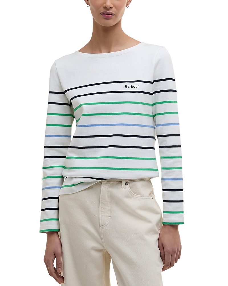 Barbour Hawkins Stripe Long Sleeve Cotton Top