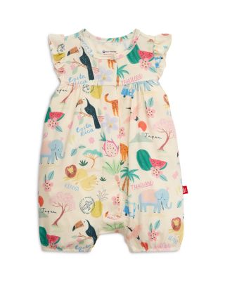 MAGNETIC ME - Girls' Wanderlust Wildlife Romper - Baby