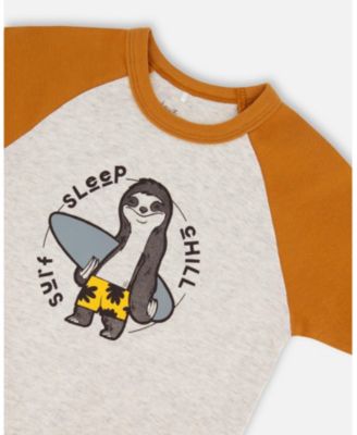 Boys' Organic Cotton Two-Piece Short Pajama Set - Little Kid