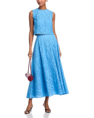 Eyelet Sleeveless Top - Exclusive