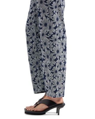 Daisy Jacquard Straight Jeans in Fancy Blue