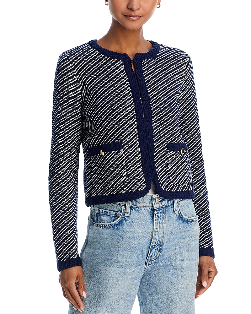 Rag & Bone Claire Diagonal-stripe Cardigan