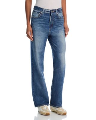 Miramar Shea High Rise Relaxed Straight Leg Jeans in Cosmos