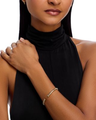 Tubogas Cuff Bangle Bracelet in 14K Yellow Gold