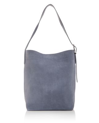 Madewell The Essential Bucket Tote in Suede