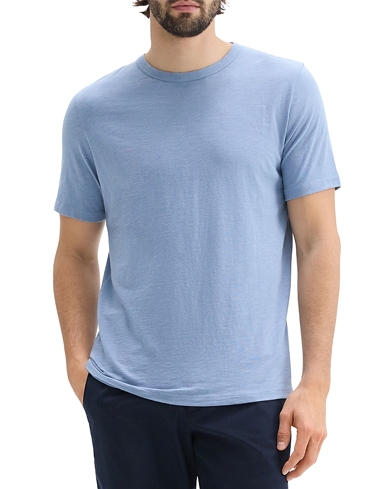 Theory Essential Crewneck Short Sleeve Tee In Rainstorm