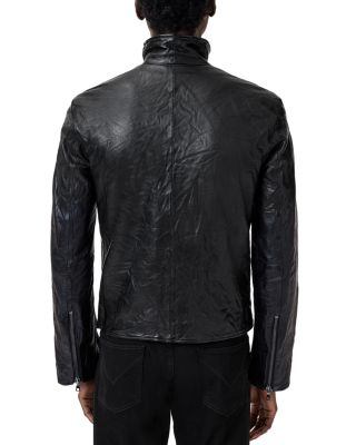 Ansel Crinkle Leather Jacket