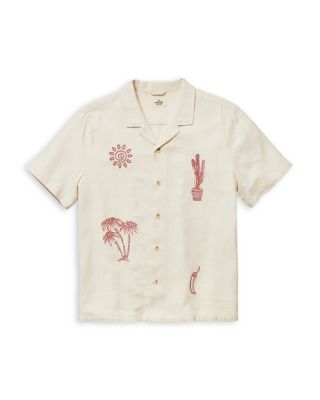 Embroidered Camp Shirt