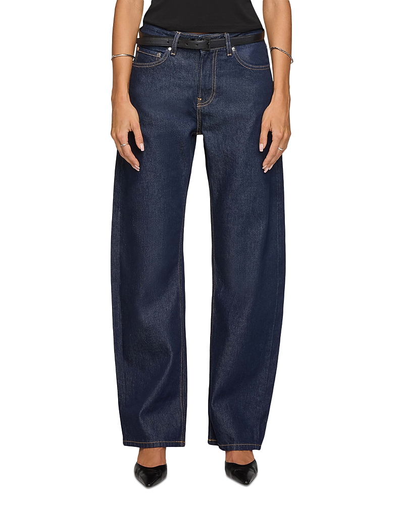Eb Denim Alida High Rise Bowed Leg Jeans in Havana Night