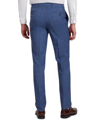Classic Wool Check Modern Fit Suit Pants