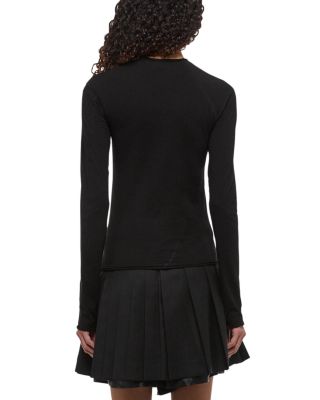 Long Sleeve Spliced Top