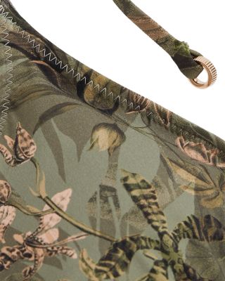 NYBG Thia Floral Triangle Bikini Top