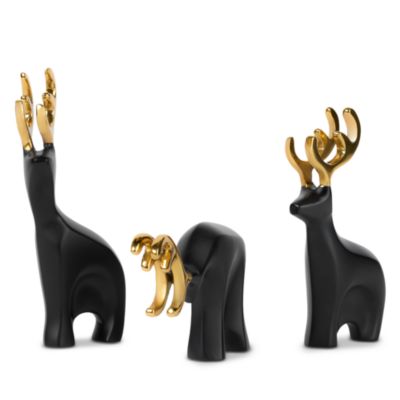 Prancer Mini Reindeer Figurines, Set of 3