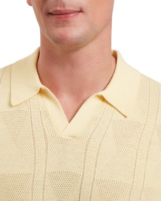 Willden Short Sleeve Open Neck Cotton Polo	