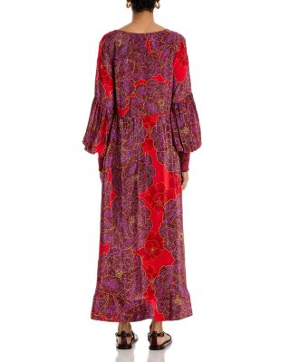 Sequin Flower Maxi Dress - Exclusive