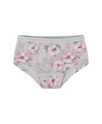 Girls' Printed Organic Cotton Short Panty - Little Kid, Big Kid