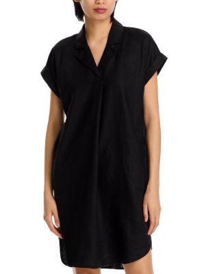 Eileen Fisher - Linen Notch Collar Dress