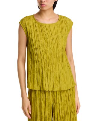 Eileen Fisher - Crushed Silk Ballet Neck Top