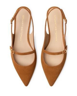 Women's Emilia Pointed Toe Slingback Mary Jane Shoes 