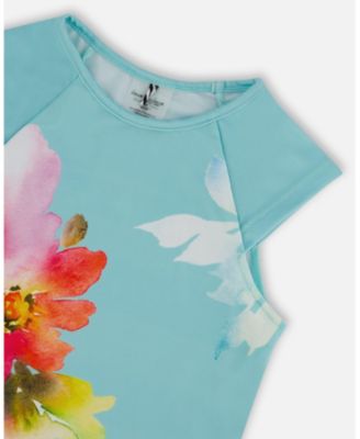 Girls' Printed Two-Piece Swimsuit - Big Kid