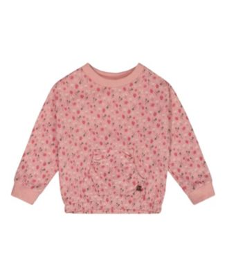Deux par Deux - Girls' Printed French Terry Sweatshirt - Little Kid