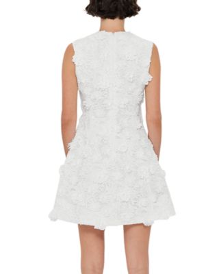 Briana V Neck Embroidered Lace Mini Dress