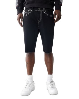 Ricky Straight Fit Denim Shorts in Black