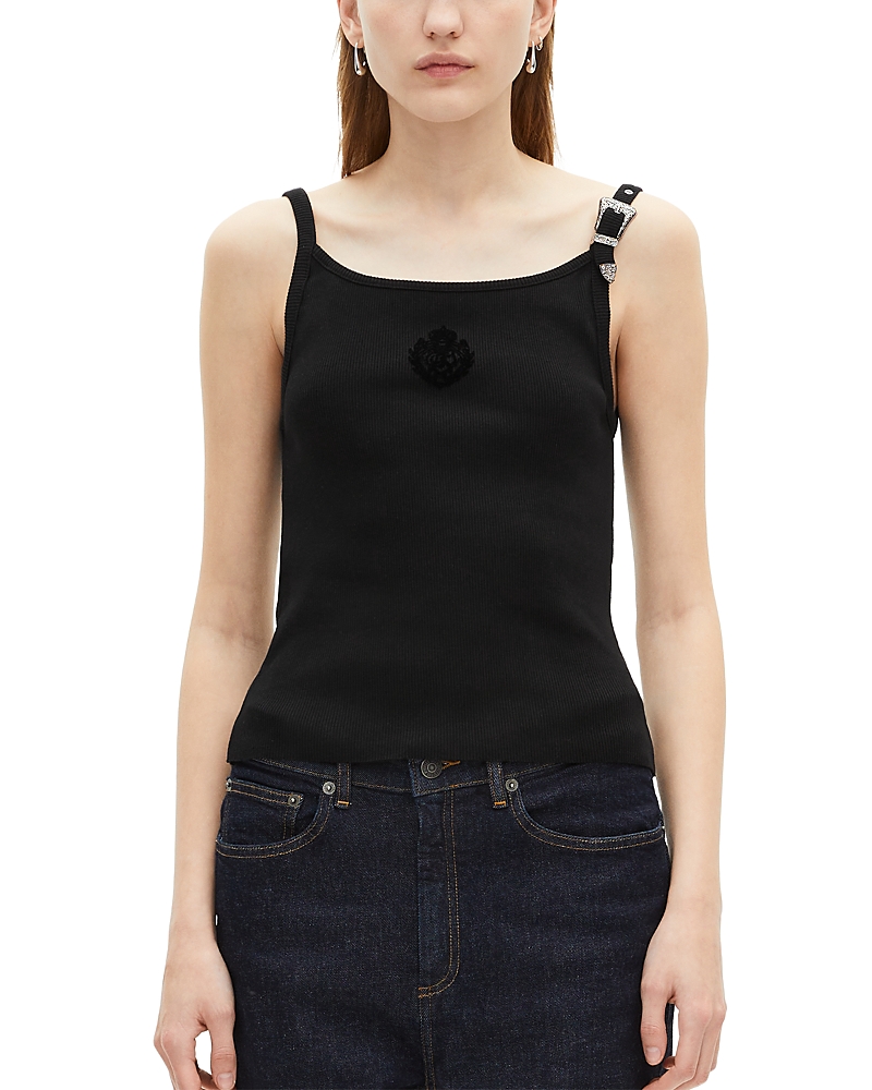 The Kooples Buckle Strap Tank Top