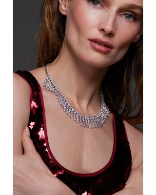 Starlet Fringe Necklace, 16"