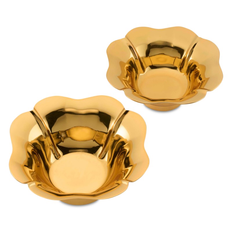 Aerin Olivia Nesting Bowls, Set of 2 in Brass
