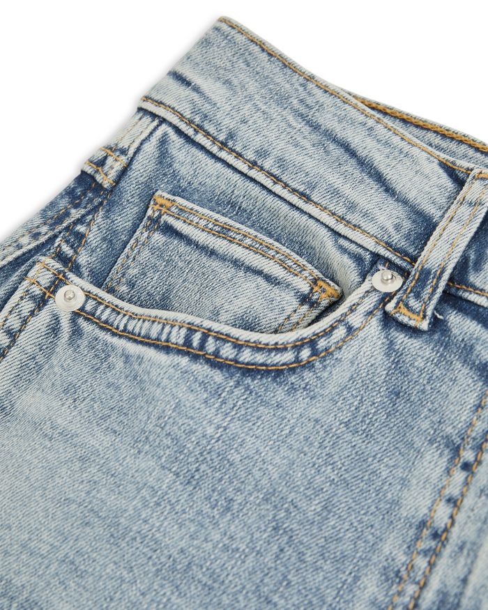 Fern Twist Seam High Rise Wide Leg Jeans Light Blue