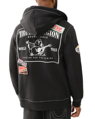 Regular Fit Patch Zip Hoodie 