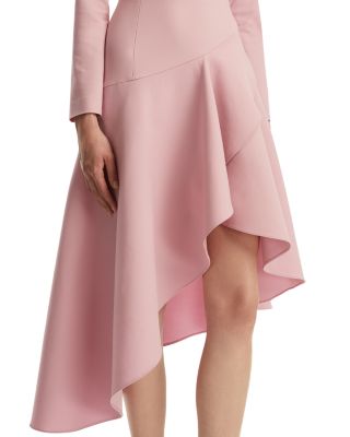 Long Sleeve Double Stretch Wool Day Dress