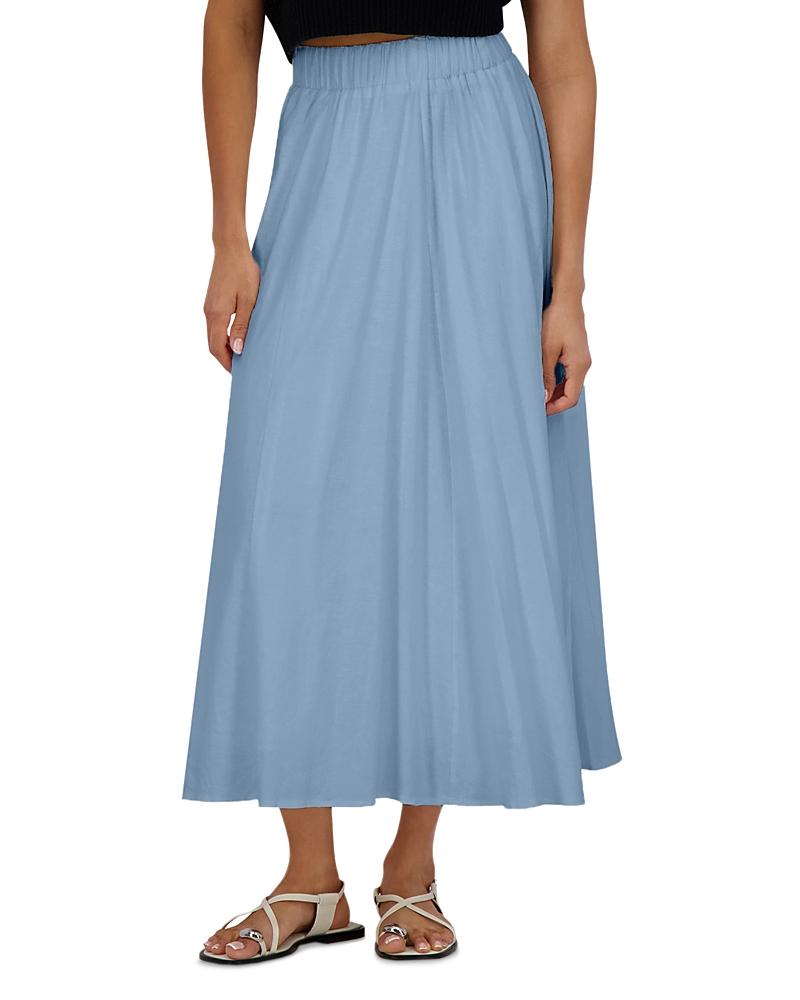 Point Linen Panel Skirt