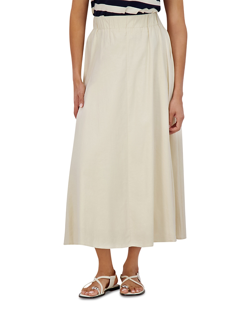 Point Linen Panel Skirt
