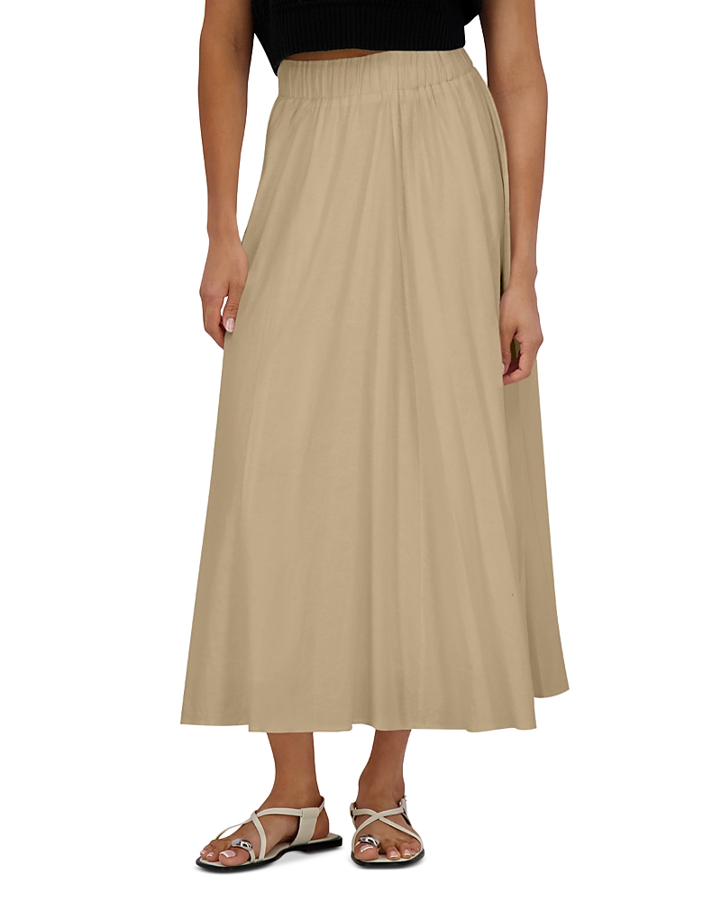 Point Linen Panel Skirt