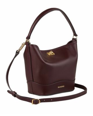 Small Leather Bucket Bag