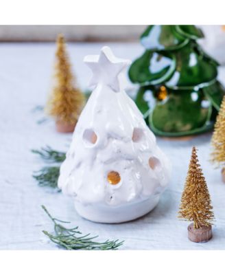 Foresta White Mini Ribbon Tree