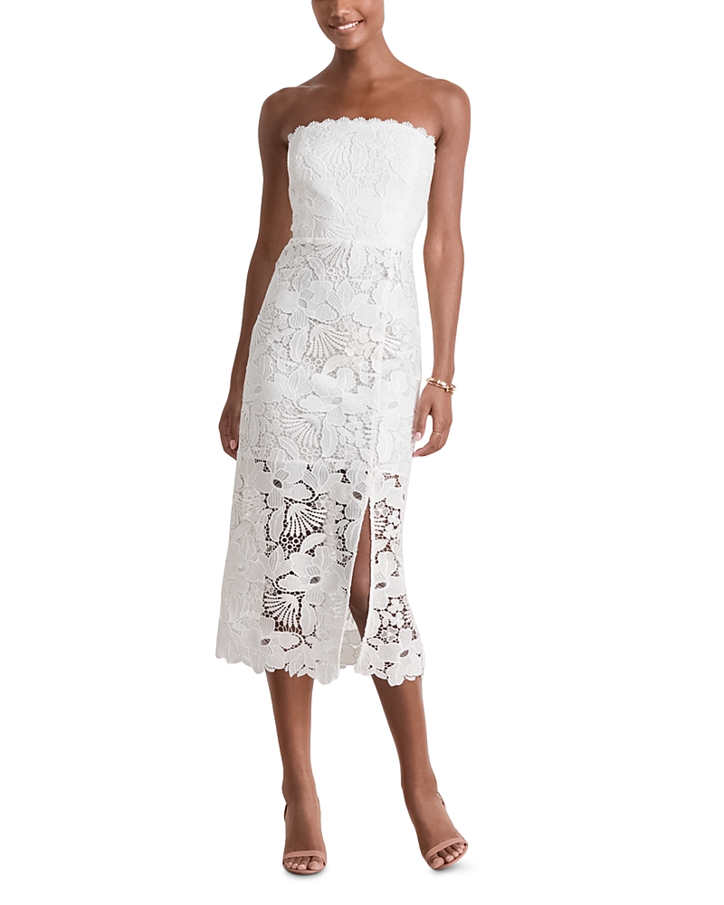 Vineyard Vines Strapless Lace Dress