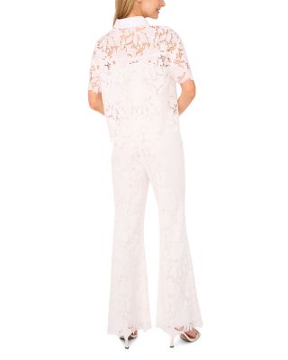 Lace Front Suiting Pants