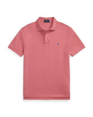 Custom Slim Fit Mesh Polo Shirt