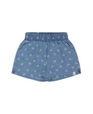Girls' Printed Chambray Short - Big Kid