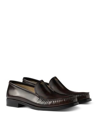  Women's Brushed Leather Loafers