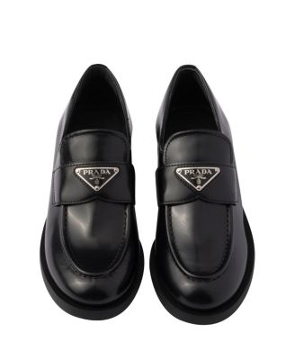  Women's Brushed Leather Loafers