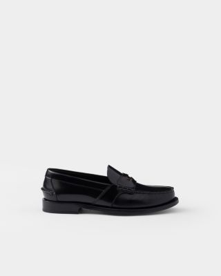  Women's Brushed Leather Loafers
