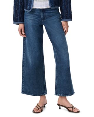 Andi High Rise Ankle Wide Leg Jeans in Adeline