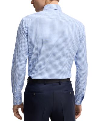 Hank Slim Fit Check Dress Shirt