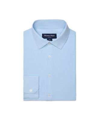 Leeward LS Dress Shirt Light Blue Straton Check
