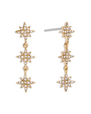 Luna Pav&eacute; Drop & Hoop Earrings, Set of 3
