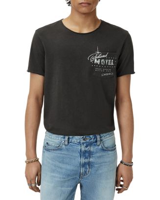 John Varvatos Raw Edge Graphic Logo Tee | Bloomingdale's Men 